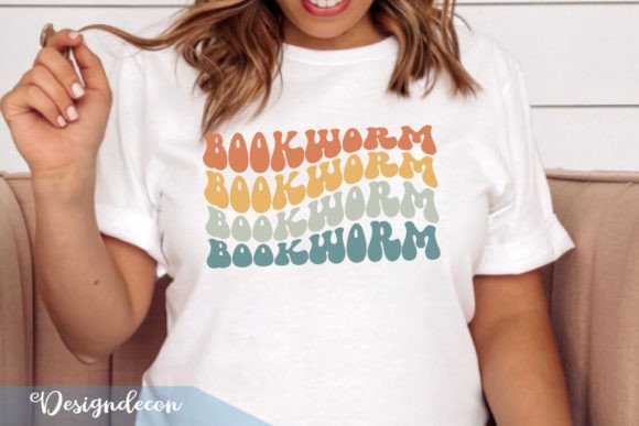 Book Worm Funny Reading Retro Wavy SVG Review