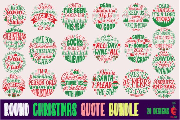 Christmas Round SVG Design Bundle Review