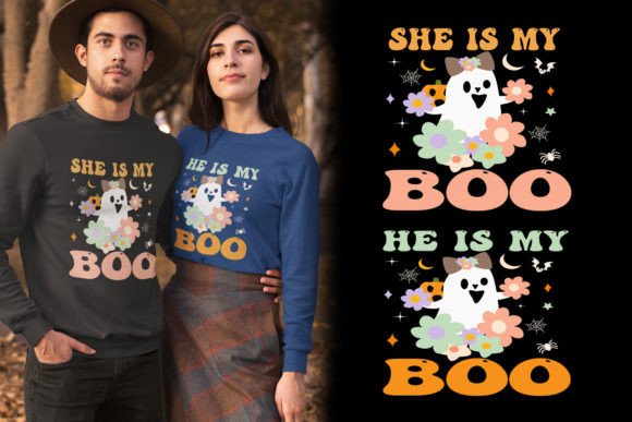 Couple Halloween T-Shirt Design Review