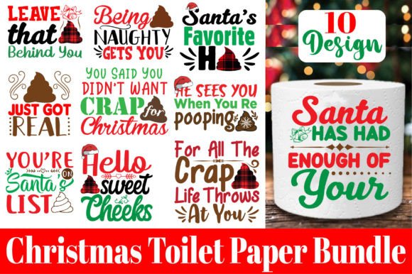 Funny Christmas Toilet Paper SVG Bundle Review