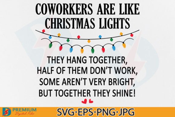 Funny Coworker Christmas Gift SVG PNG Review