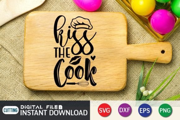Funny Kiss the Cook SVG, Cooking Shirt Review