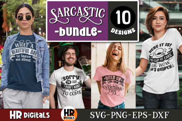 Funny Sarcastic Humor Sayings SVG Bundle Review