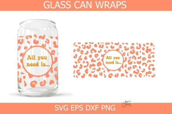 Glass Can Wrap Funny Leopard Design Review