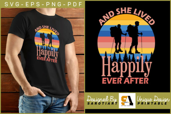 Hiking Funny Retro Design Cricut SVG PNG Review