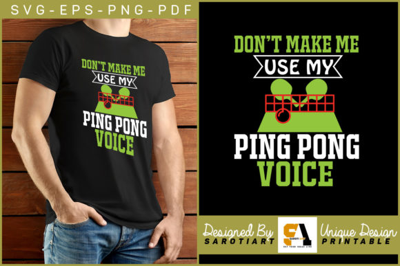 Ping Pong Funny Design for Printable Svg Review